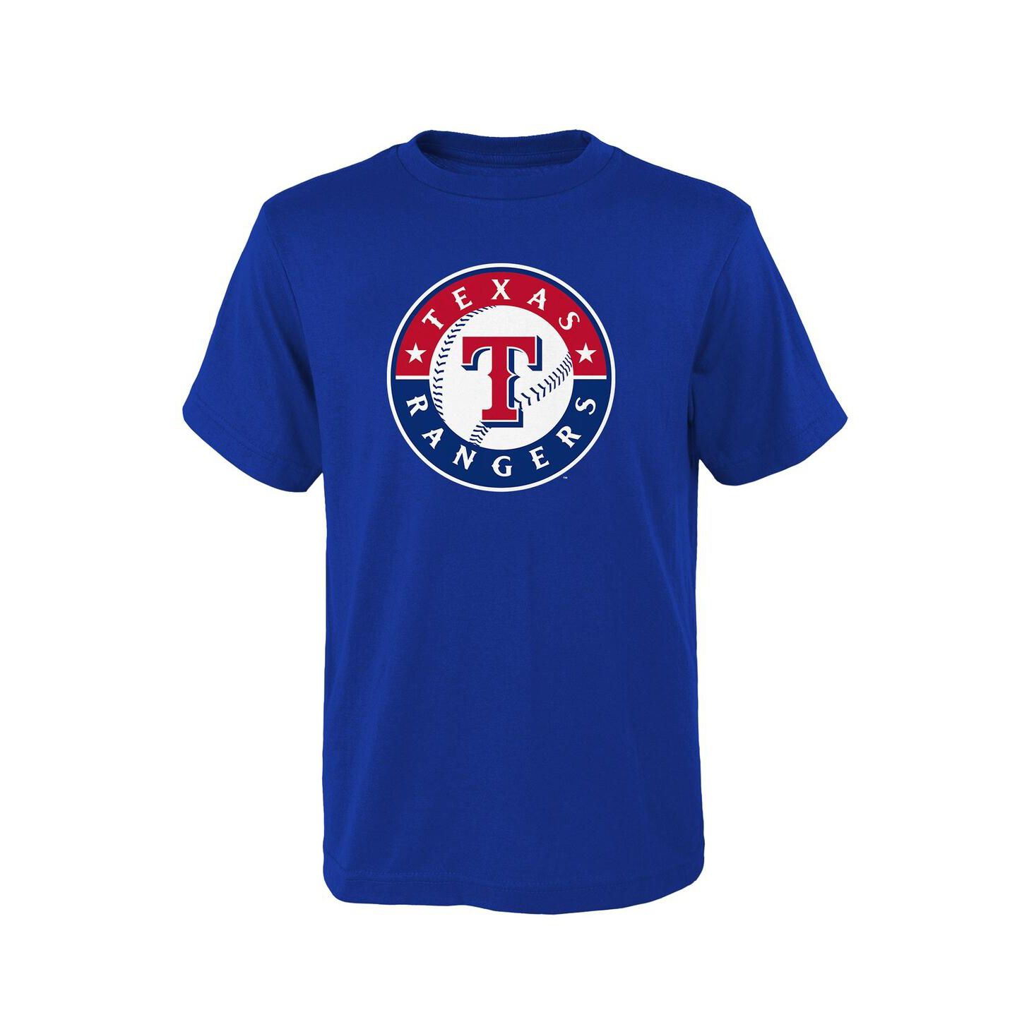 Детская футболка Outerstuff Royal Texas Rangers Logo Primary Team — фото 1