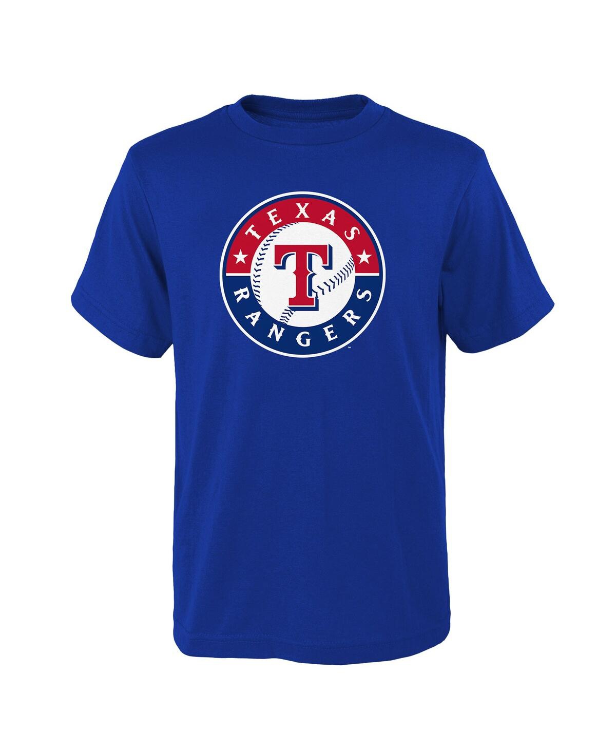 Outerstuff Boys' 4-7 Texas Rangers Primary Logo T-shirt