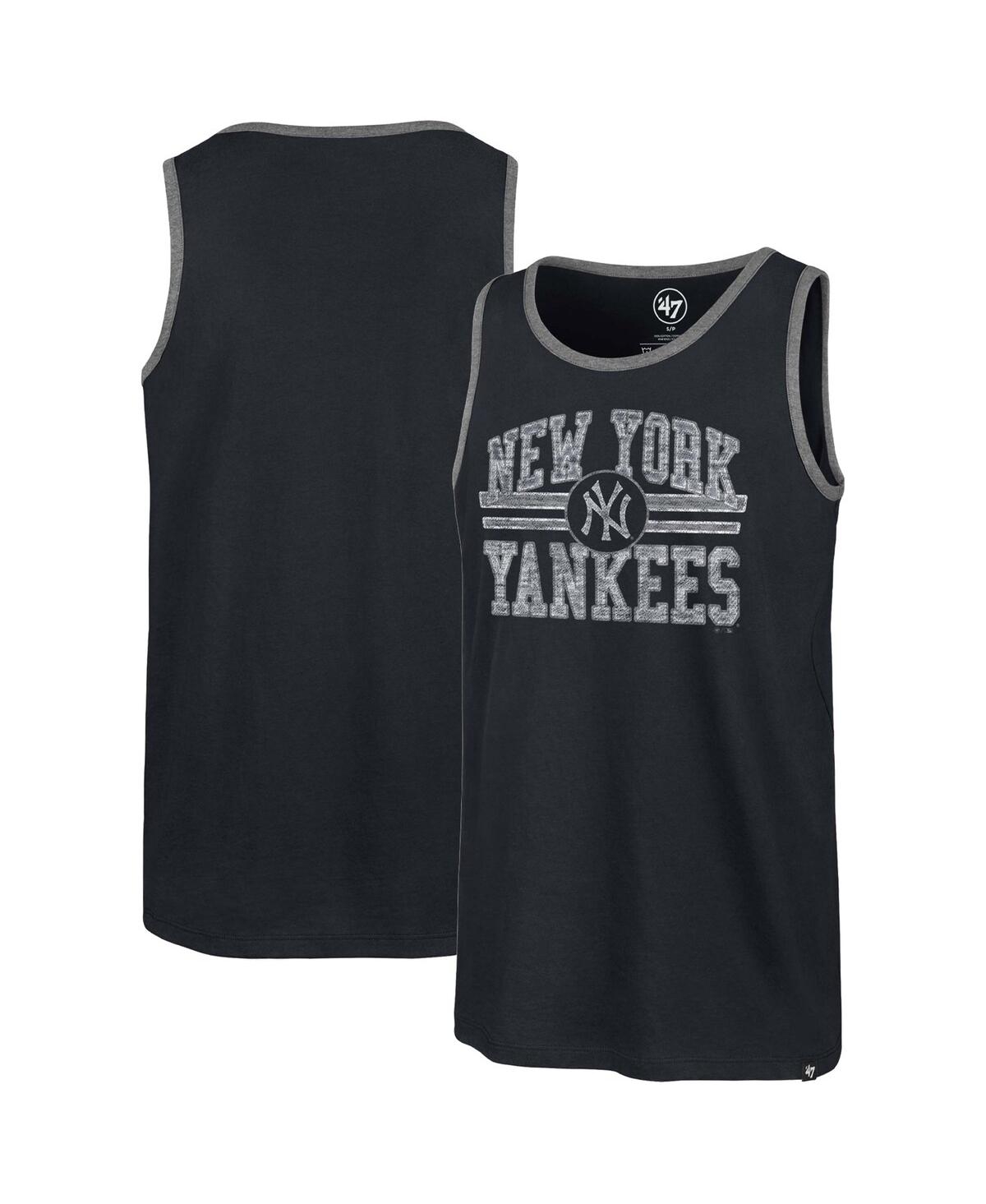 Shop 47 Brand Men's ' Navy New York Yankees Winger Franklin Tank Top