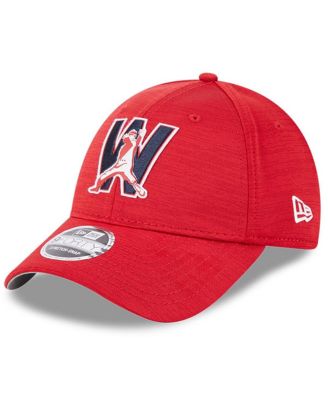 Men's Red Washington Nationals 2023 Clubhouse 9FORTY Snapback Hat