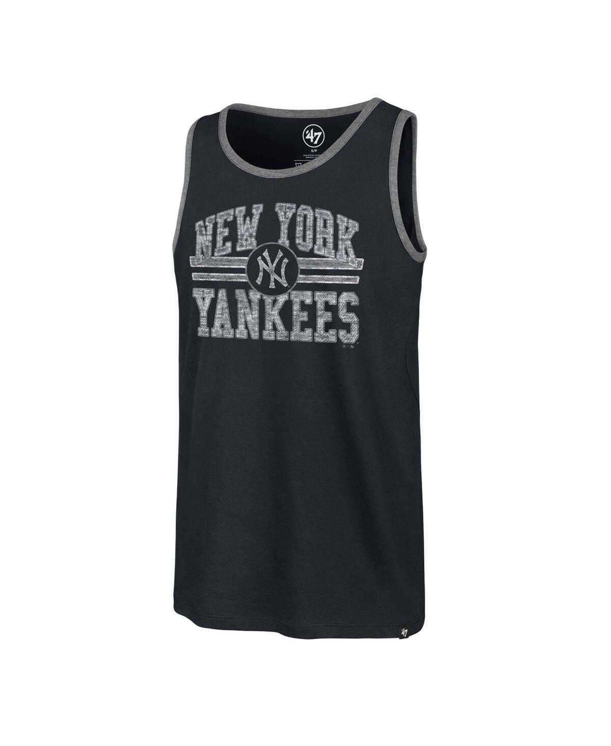 Shop 47 Brand Men's ' Navy New York Yankees Winger Franklin Tank Top