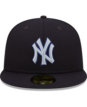 New Era Men's Navy New York Yankees Monochrome Camo 59FIFTY Fitted Hat ...