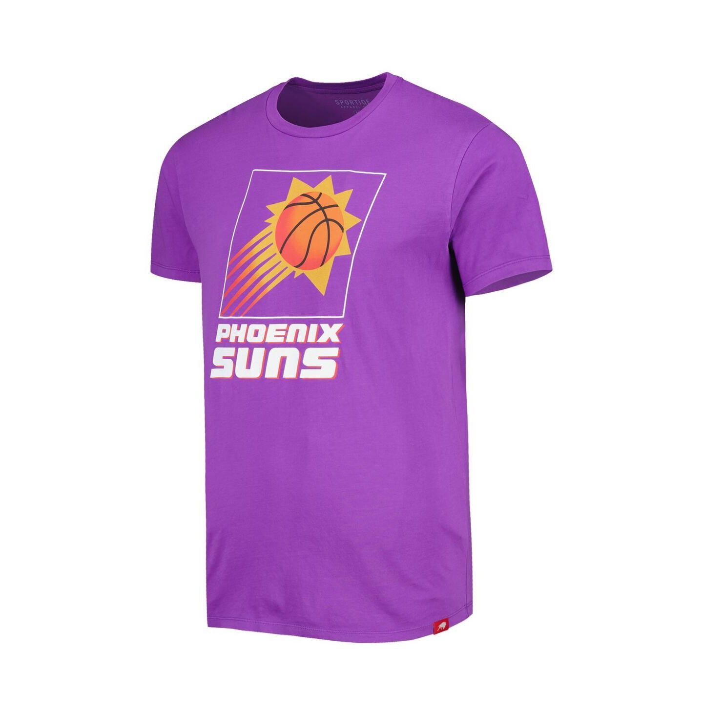 Футболка Sportiqe Purple Phoenix Suns Hardwood Classics Bingham Elevated — фото 3