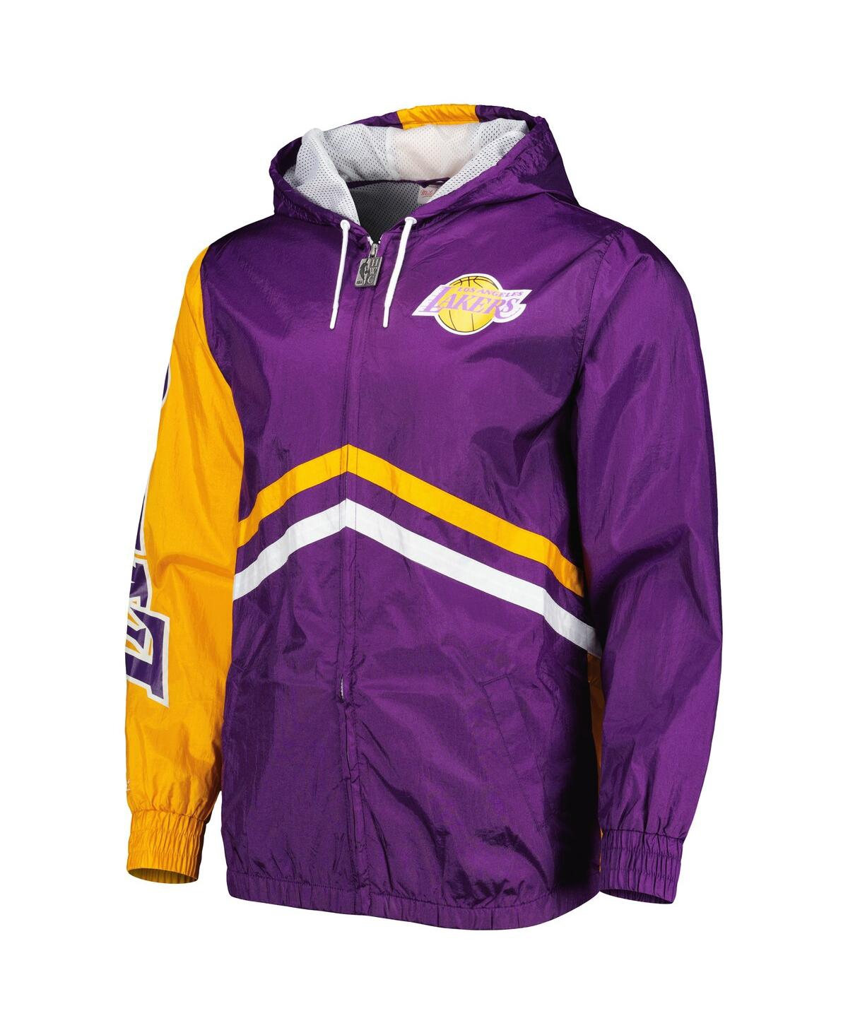 Mitchell & Ness Men's  Purple Los Angeles Lakers Undeniable Full-zip Windbreaker Jacket In Purple