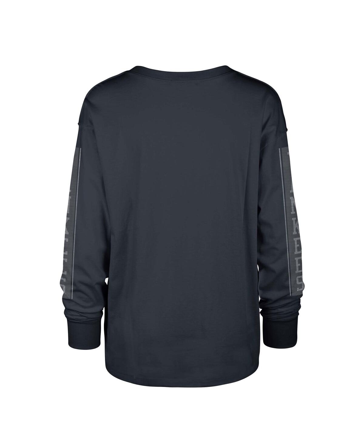 Shop 47 Brand Women's ' Navy New York Yankees Statement Long Sleeve T-shirt