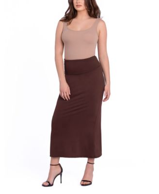 Women's Foldable Waistband Relaxing to Wear Skirt