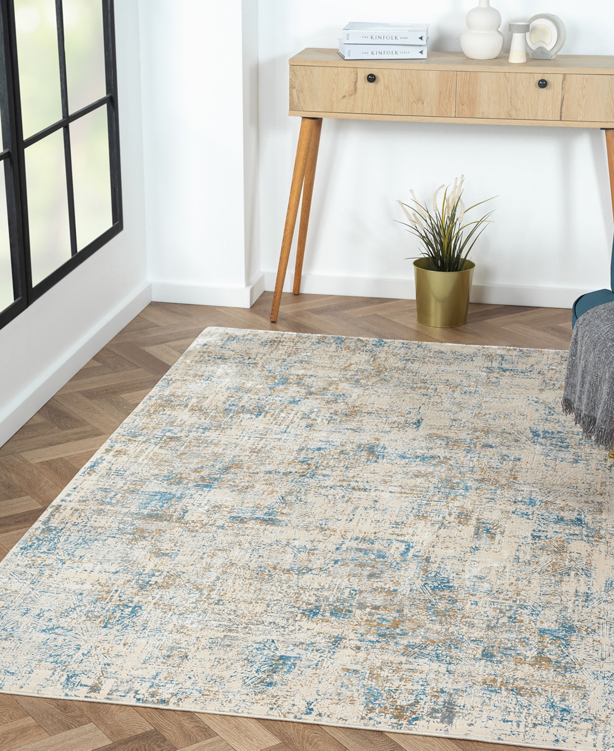 Closeout! Lr Home Cherry CHESH82317 Area Rug - Gray