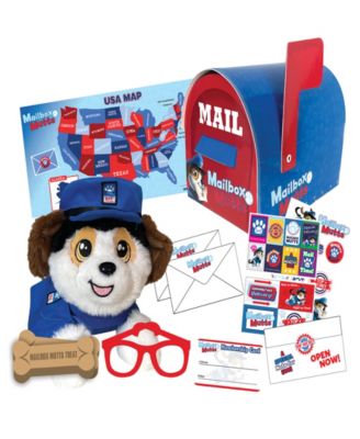 Mailbox Mutts 25 Piece Plush Play Carry Along Set