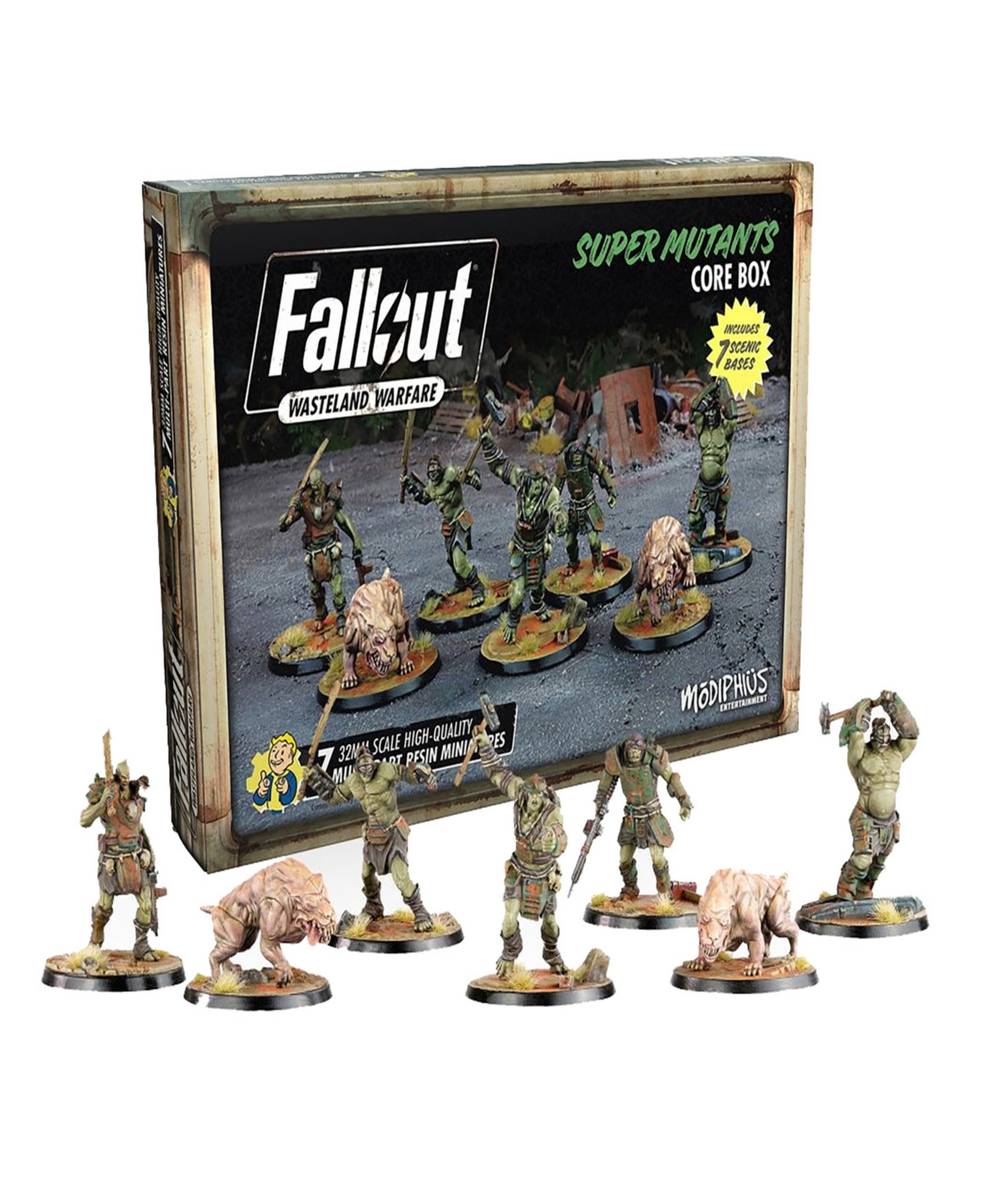 Fallout Wasteland Warfare Super Mutants Core Box Updated In Multi
