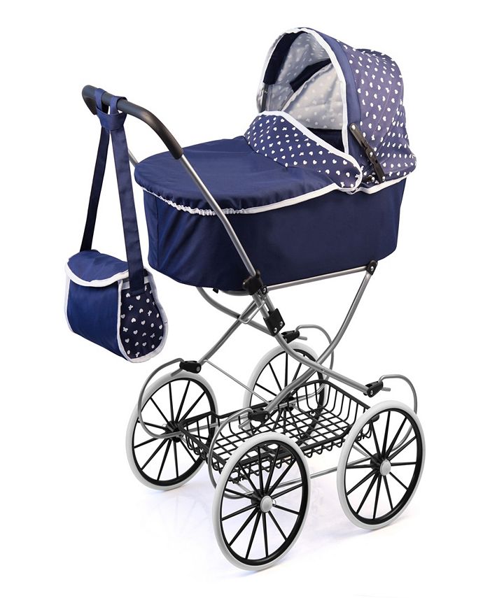 Bayer Design Dolls Classic Blue White Deluxe Pram Macy s