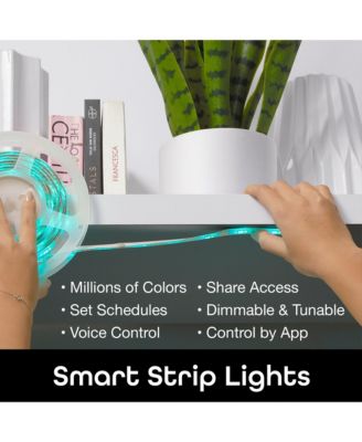 Prisma Plus Strip Smart Wi-Fi Led Light Strip Kit 9.8ft, New Updated Version with Brighter Colors and Tunable White Temperature, Compatible with Alexa, Multicolor, Lights for TikTok