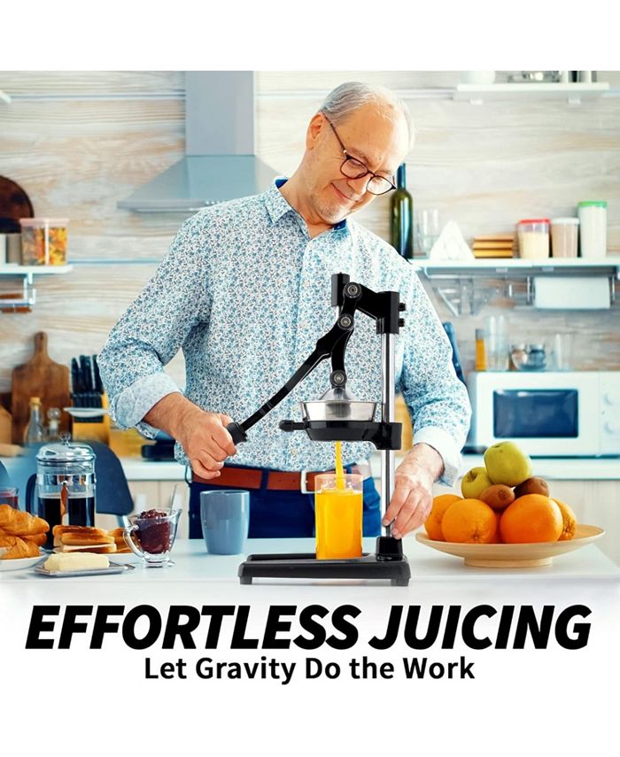Zulay Kitchen Extra Tall Citrus Press Manual Juicer Manual Orange