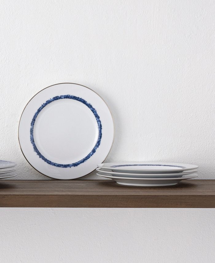 Noritake Rill 4 Piece Bread Butter or Appetizer Plates Butter or