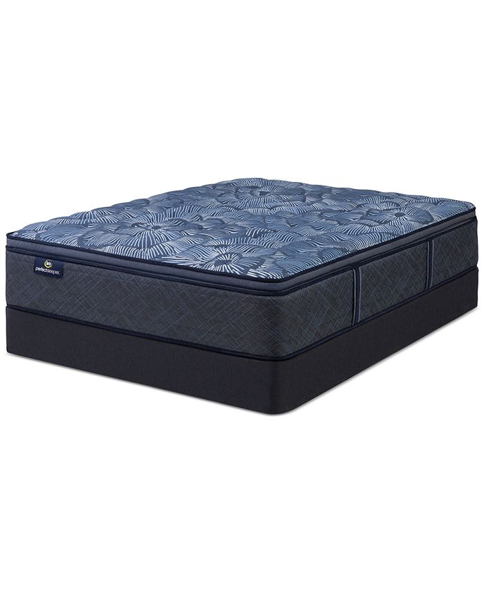 Serta Perfect Sleeper Cobalt Calm 15" Plush Pillow Top Mattress Set