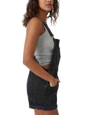 Women's Ziggy Cotton Adjustable-Straps Shortalls