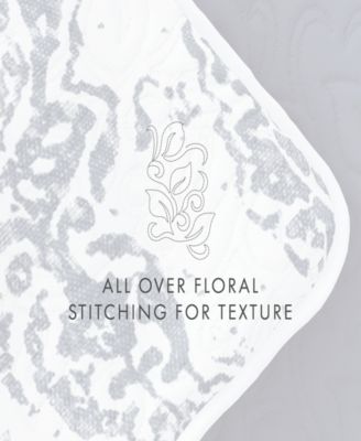 Distressed Diamond Reversible 2-Pc. Lightweight Quilt Set, Twin/Twin XL