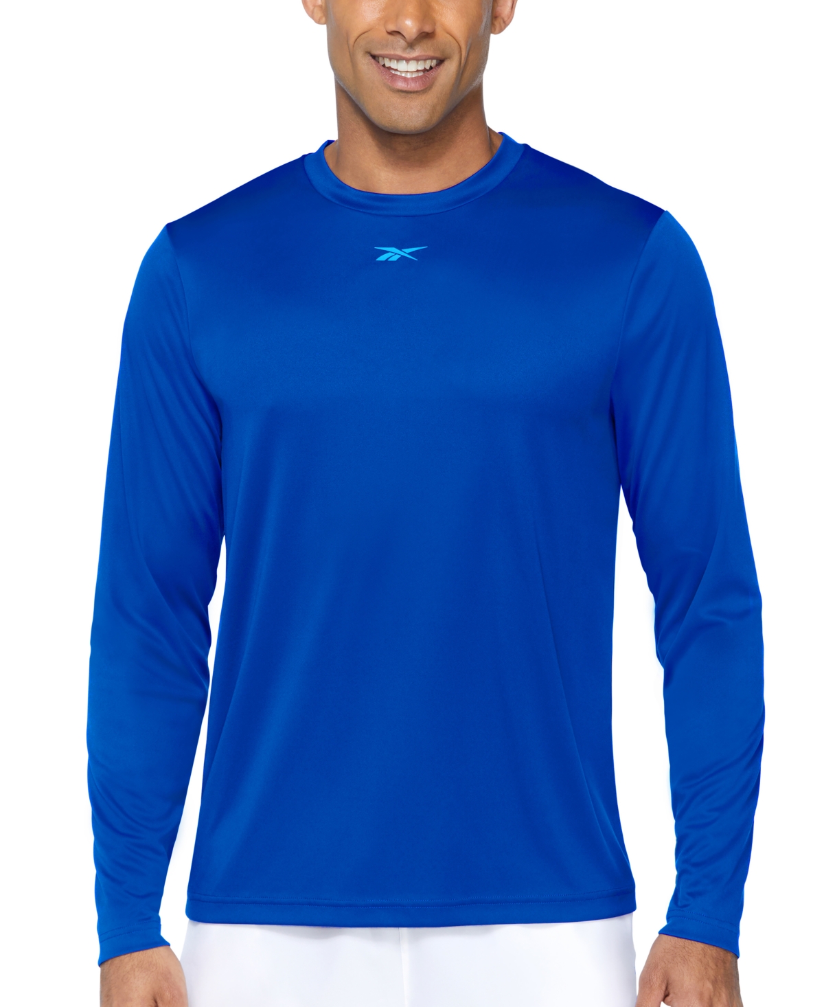 Reebok Men's Long-sleeve Swim Shirt In Blue