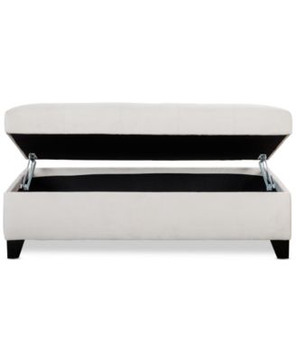 CLOSEOUT! Kallison 53" Fabric Storage Ottoman, Created for Macy's