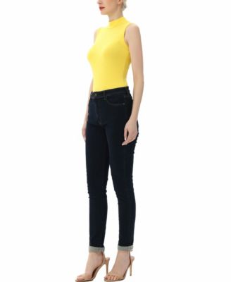 Women's Turtleneck Sleeveless Bodysuit