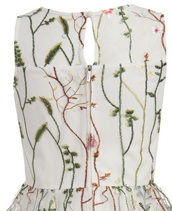 Calvin klein mesh garden sleeveless dress clearance