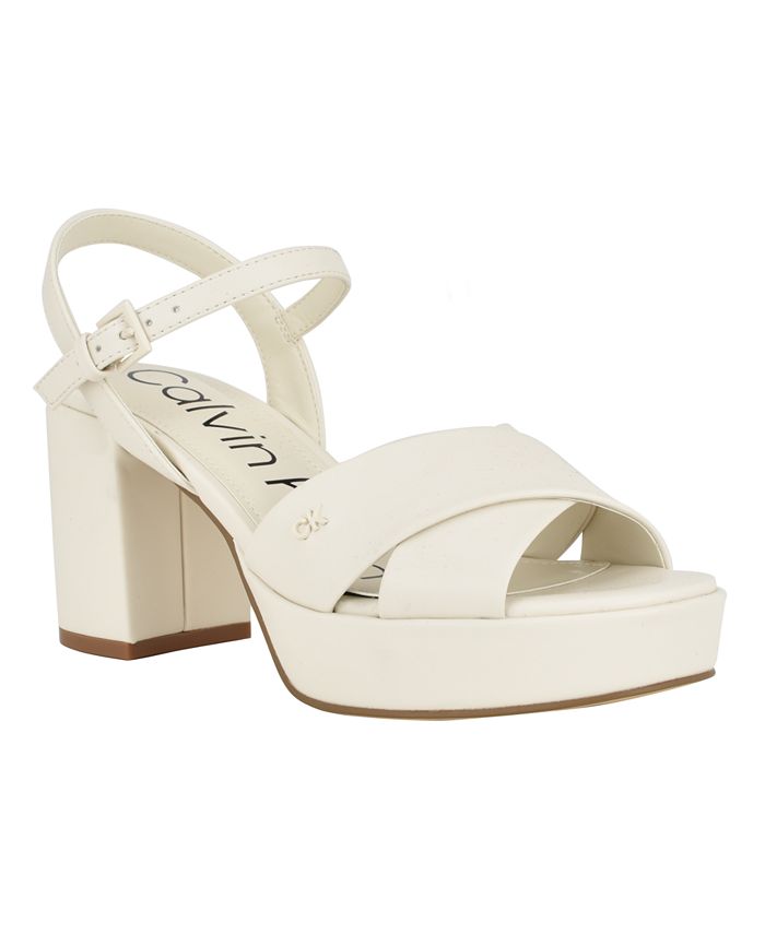Calvin klein platform heels shop