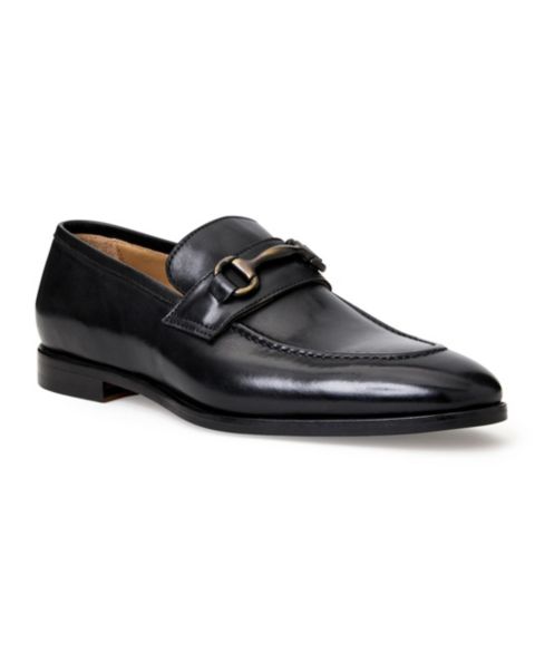 Мужские туфли Bruno Magli Piero Slip On Dress Loafers, цвет: Чёрный