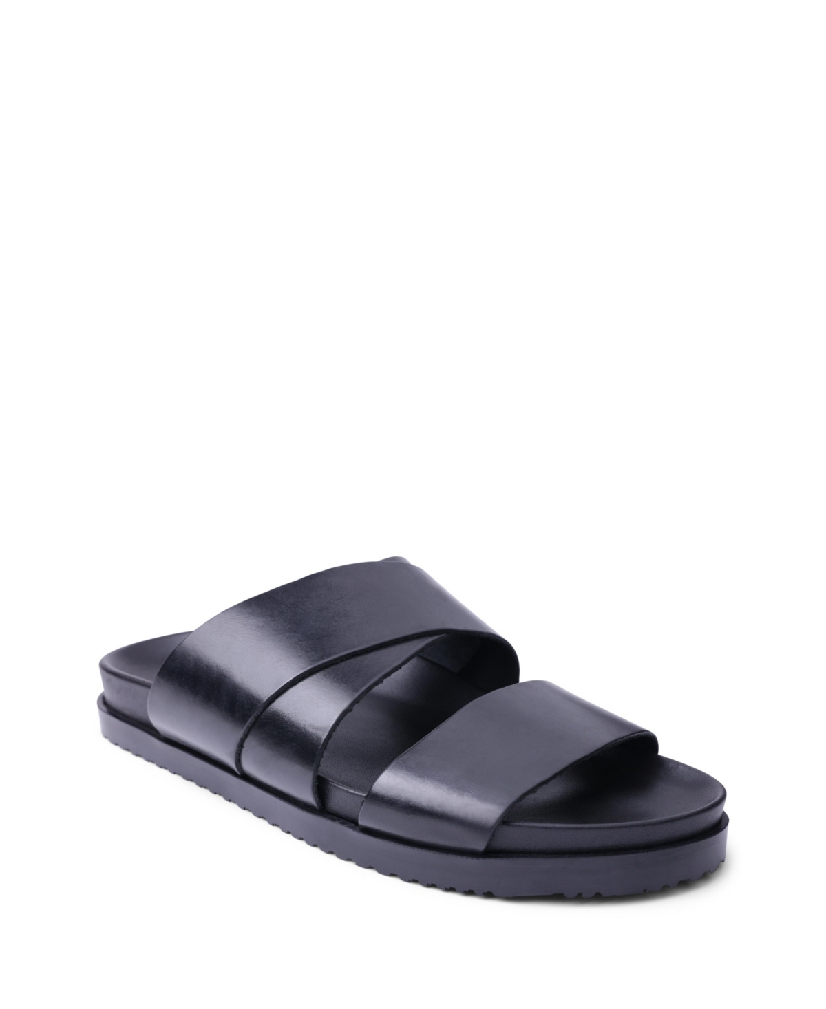 Bruno Magli Men's San Remo Leather Slide Sandals Men's Shoes