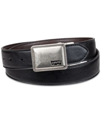 Levi's Men's Reversible Logo Plaque Belt