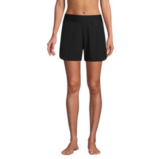 Lands' End Women's 5 Quick Dry Swim Shorts with Panty - Macy's