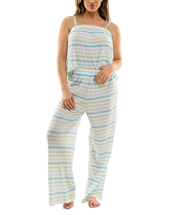Roudelain Women's 2-Pc. Striped Camisole Pajamas Set - Macy's