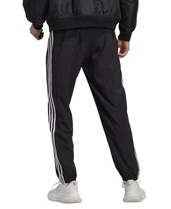 adidas Men\'s Woven 3-Stripes Cuff AEROREADY Essentials Tracksuit Macy\'s Pants - Elastic