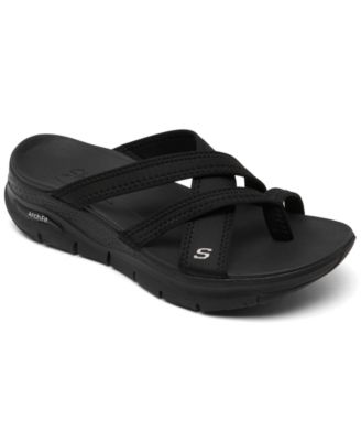 nood Leia Uitdaging Skechers Women's Arch Fit - New Start Strappy Sandals from Finish Line -  Macy's