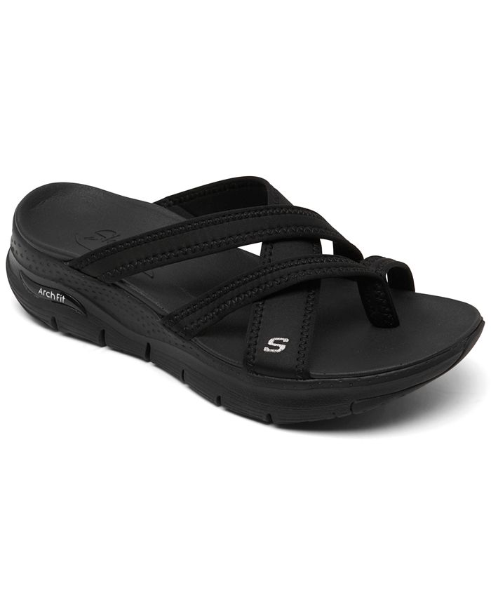 Vend tilbage sydvest Beskrivende Skechers Women's Arch Fit - New Start Strappy Sandals from Finish Line -  Macy's