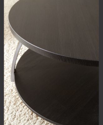 Steve Silver Coham 35" Round Laminate Top Cocktail Table