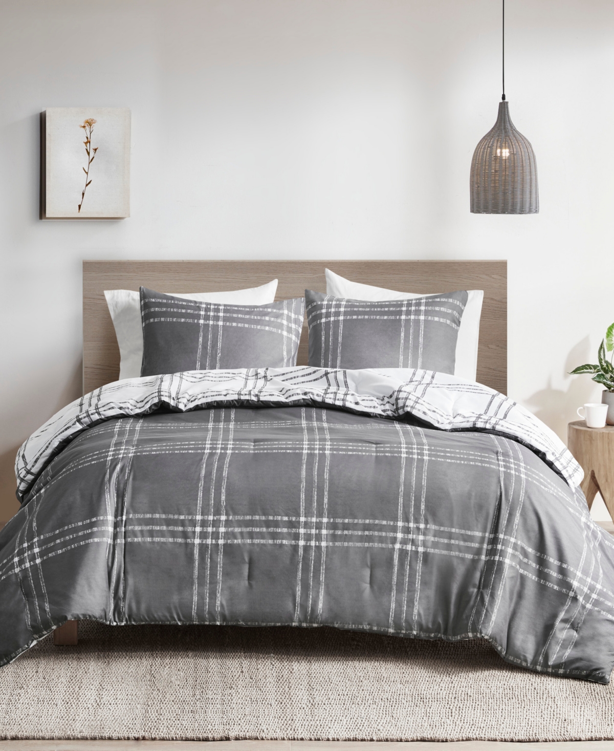 Intelligent Design Pike Plaid Reversible Comforter Set, Twin/twin Xl In Multi