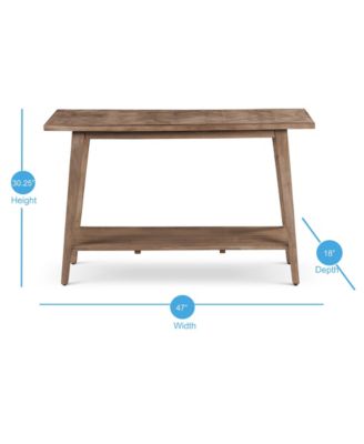 Steve Silver Milani 47" Solid Mango Rectangular Sofa Table