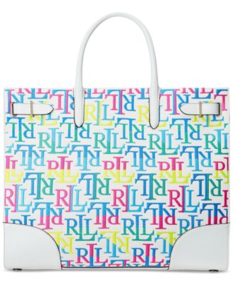 Lauren Ralph Lauren - Devyn Embroidered Canvas Extra-Large Tote Bag