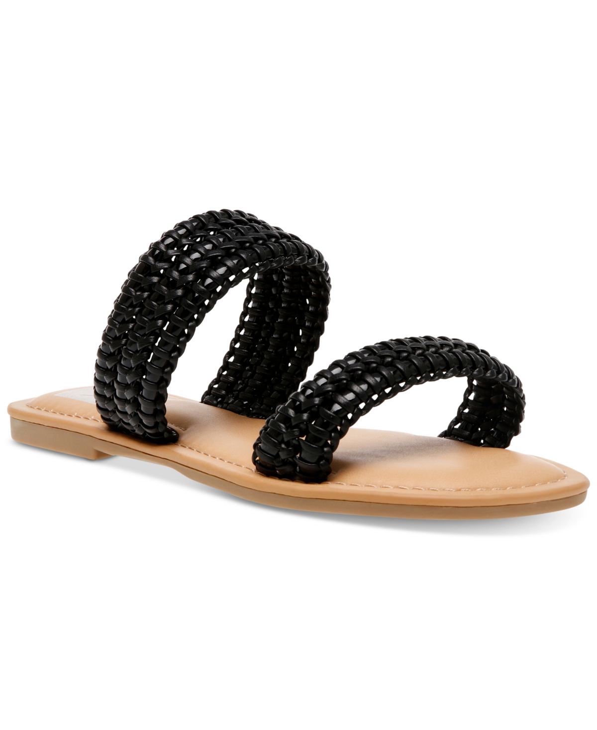 Dv Dolce Vita Women's Joolip Woven Slide Sandals In Black
