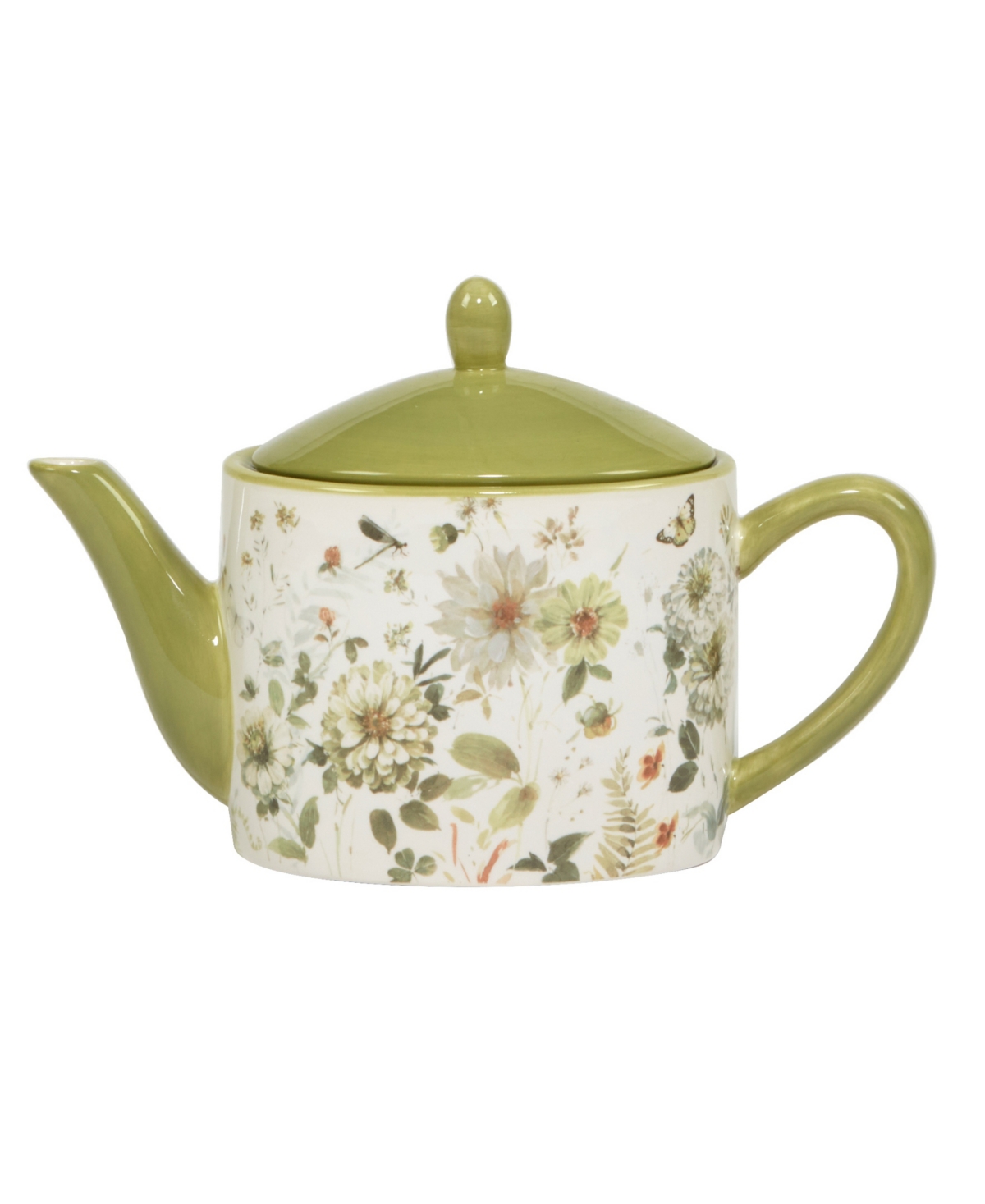 Shop Certified International Green Fields Teapot