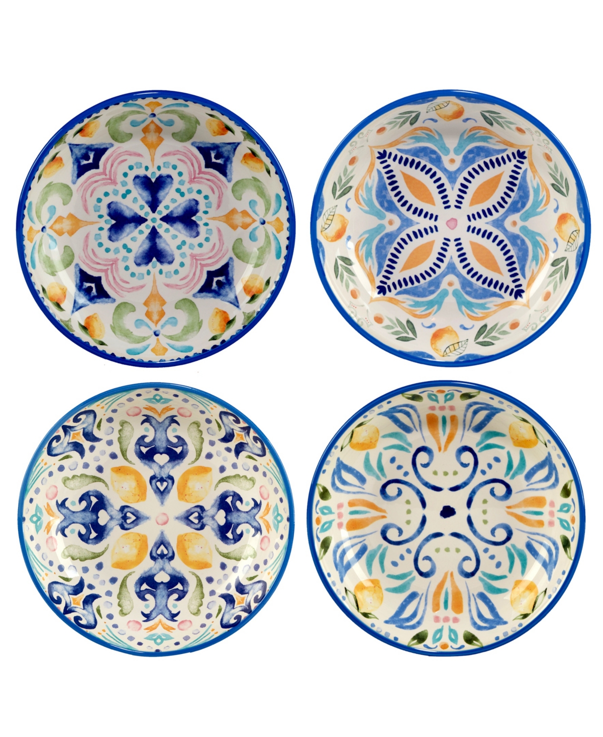 Lemonade Set of 4 Soup/Pasta Bowl 9"
