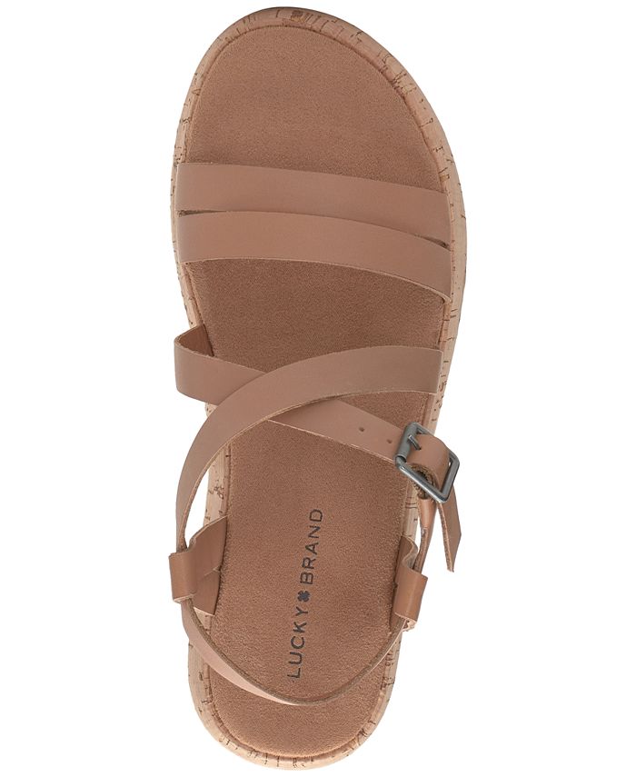 Lucky Brand Women's Jacobean Strappy Platform Sandals Macy's