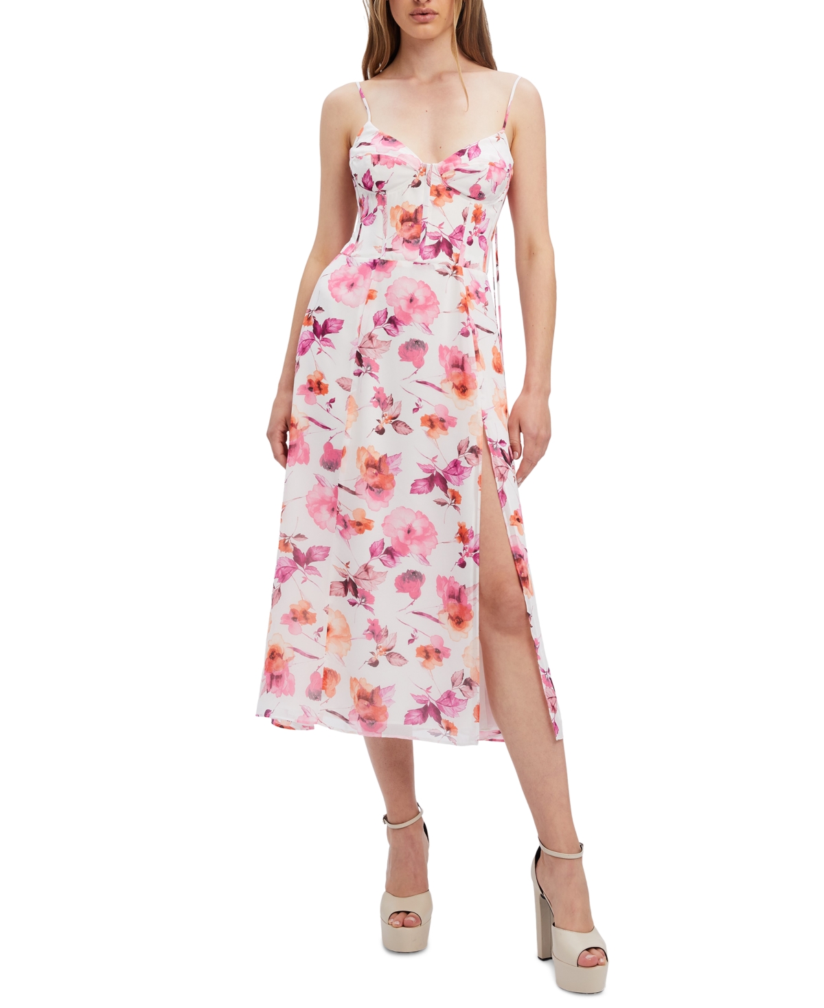 Bardot Women's Zeta Floral Sleeveless Midi Dress
