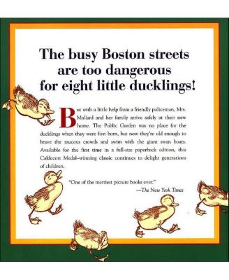 Make Way for Ducklings by Robert McCloskey