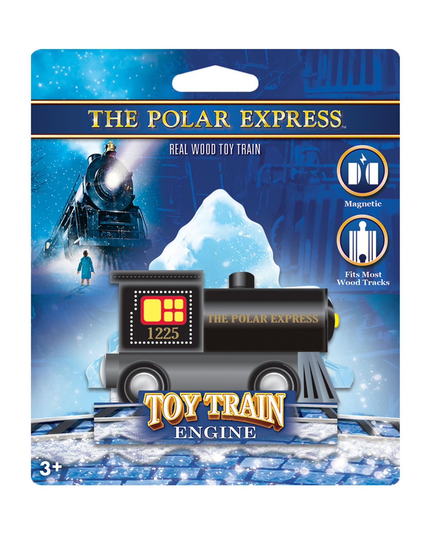 Детская игрушка Masterpieces The Polar Express Magnetic Wooden Toy Train Engine — фото 1
