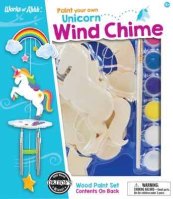 Greenbrier Woodshop Wind Chime Kit - Unicorn Themed