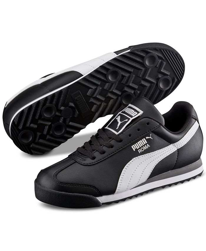 Puma Big Kids Roma Basic Casual Sneakers from Finish Line - Macy's