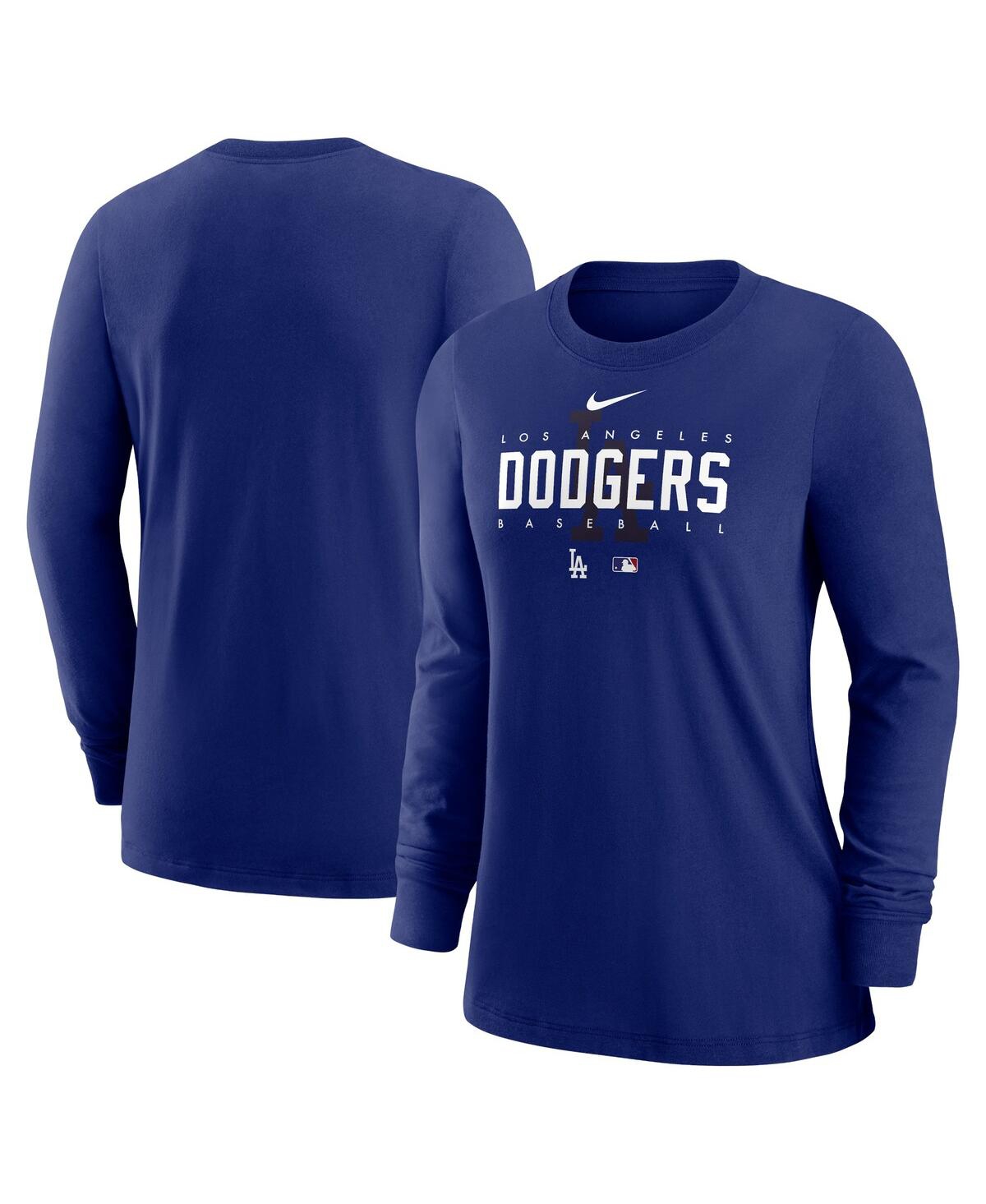 Nike Women's  Royal Los Angeles Dodgers Authentic Collection Legend Performance Long Sleeve T-shirt