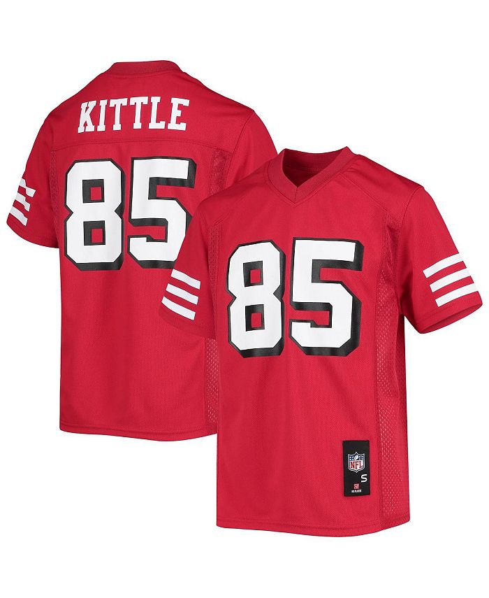 Youth George Kittle Scarlet San Francisco 49ers Replica Jersey 