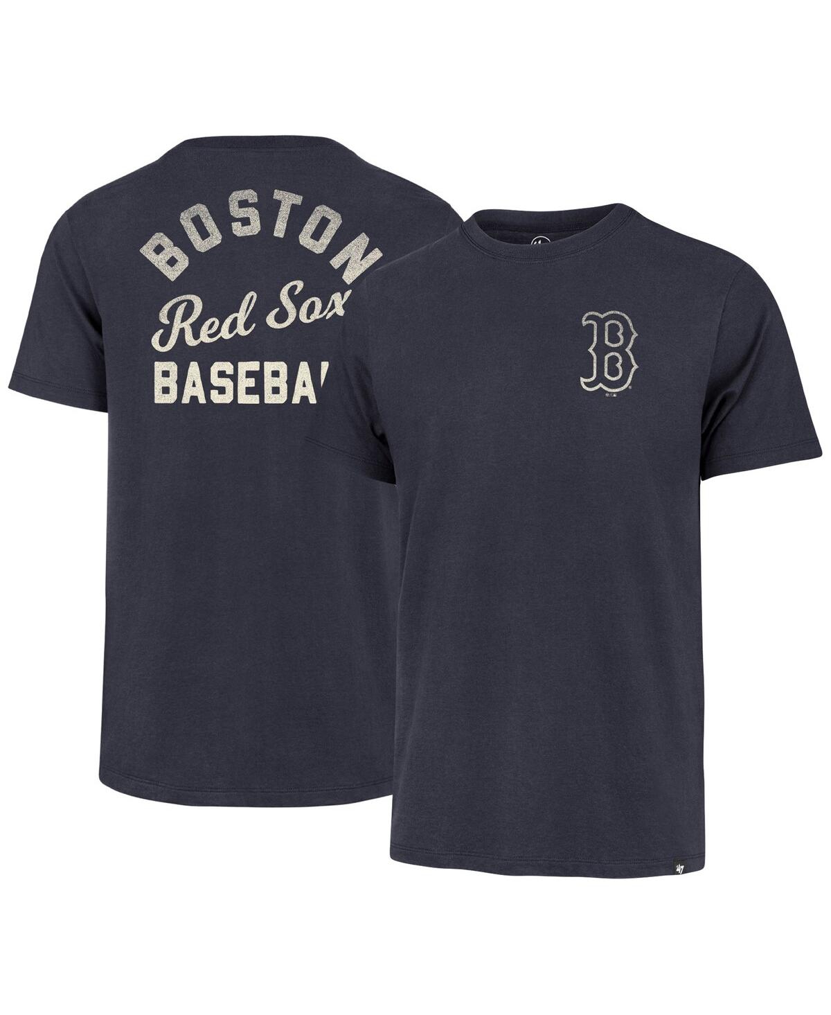 47 Brand Men's ' Navy Boston Red Sox Turn Back Franklin T-shirt