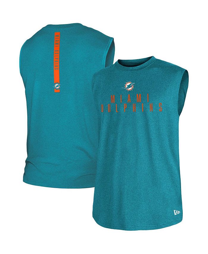 Men's Mitchell & Ness Aqua Miami Dolphins Team Tank Top